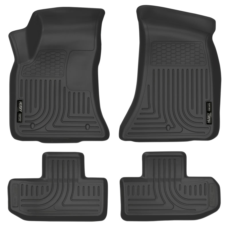 Husky Liners 16-22 Dodge Challenger (RWD) Front & Second Row Black