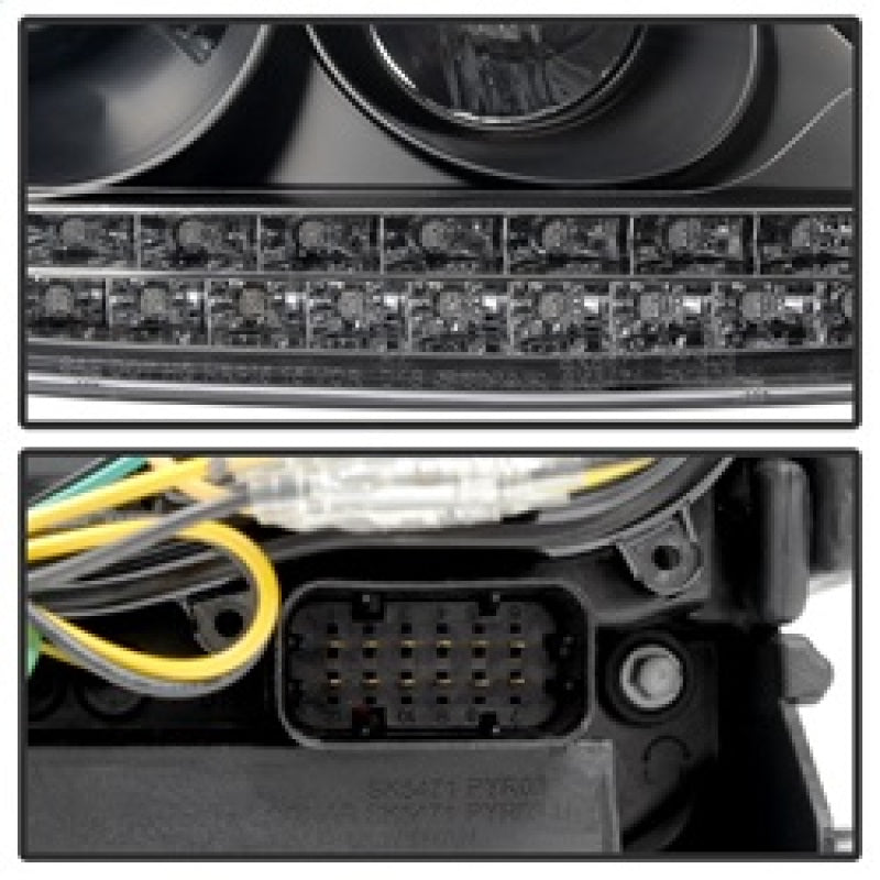 Spyder Porsche Cayenne 03-06 Projector Xenon/HID Model- DRL LED