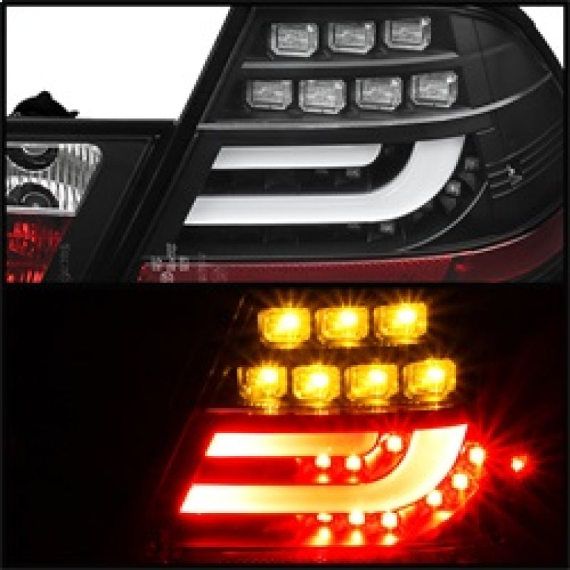 Spyder BMW E46 00-03 2Dr Coupe Light Bar LED Tail Lights Blk  ALT-YD-BE4600-LBLED-BK