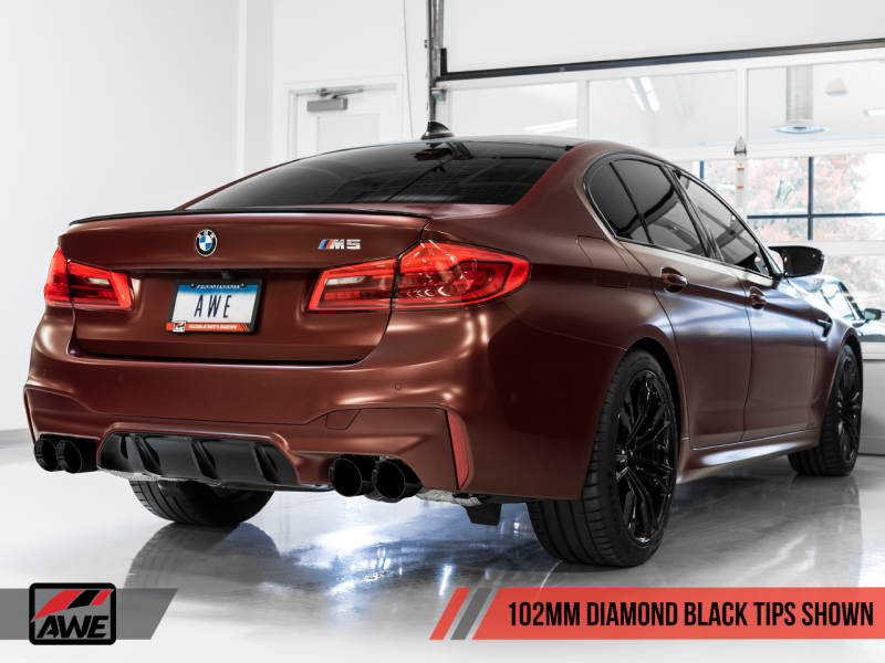 AWE Tuning 18-19 BMW M5 (F90) 4.4T AWD Cat-back Exhaust - Track Editio –  Hobby Shop Garage