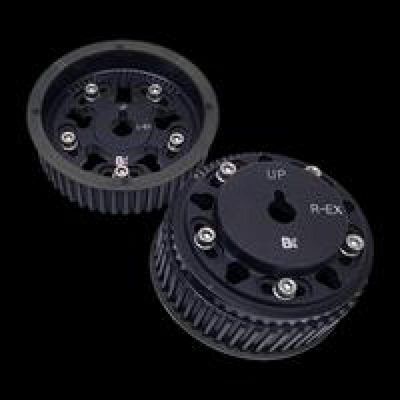 Brian Crower Adjustable Cam Gears Black for Subaru EJ205/EJ257 (set of 2)-exhaust side only